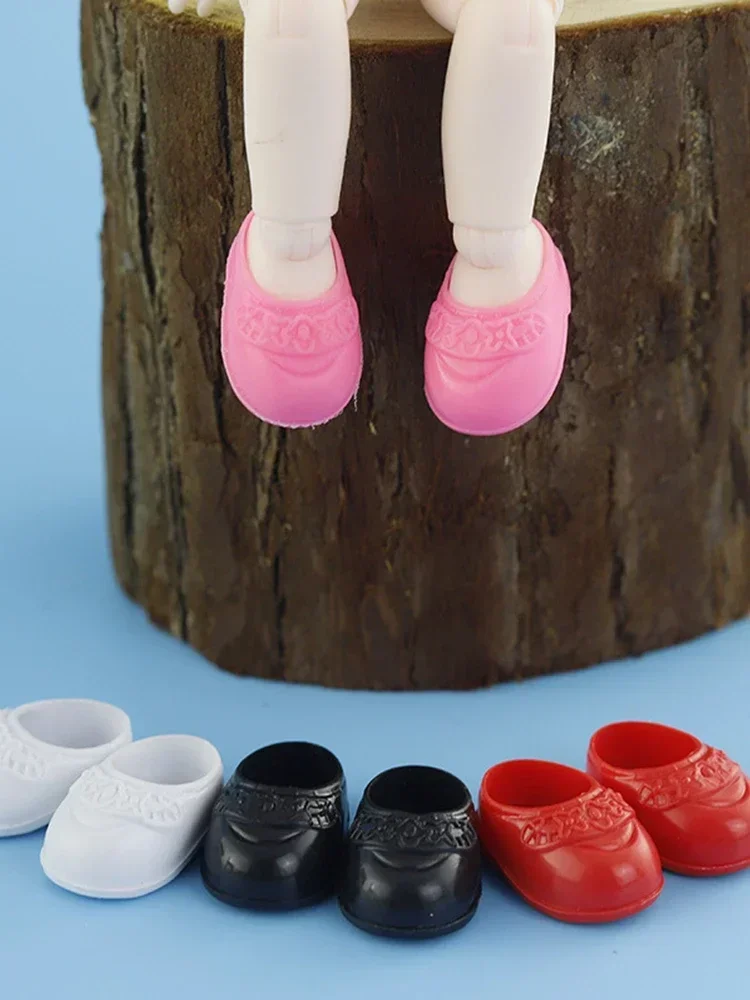 Shoes for 16cm BJD Dolls General-Purpose OB11 Doll Body Plastic PVC Accessories Four Pairs of