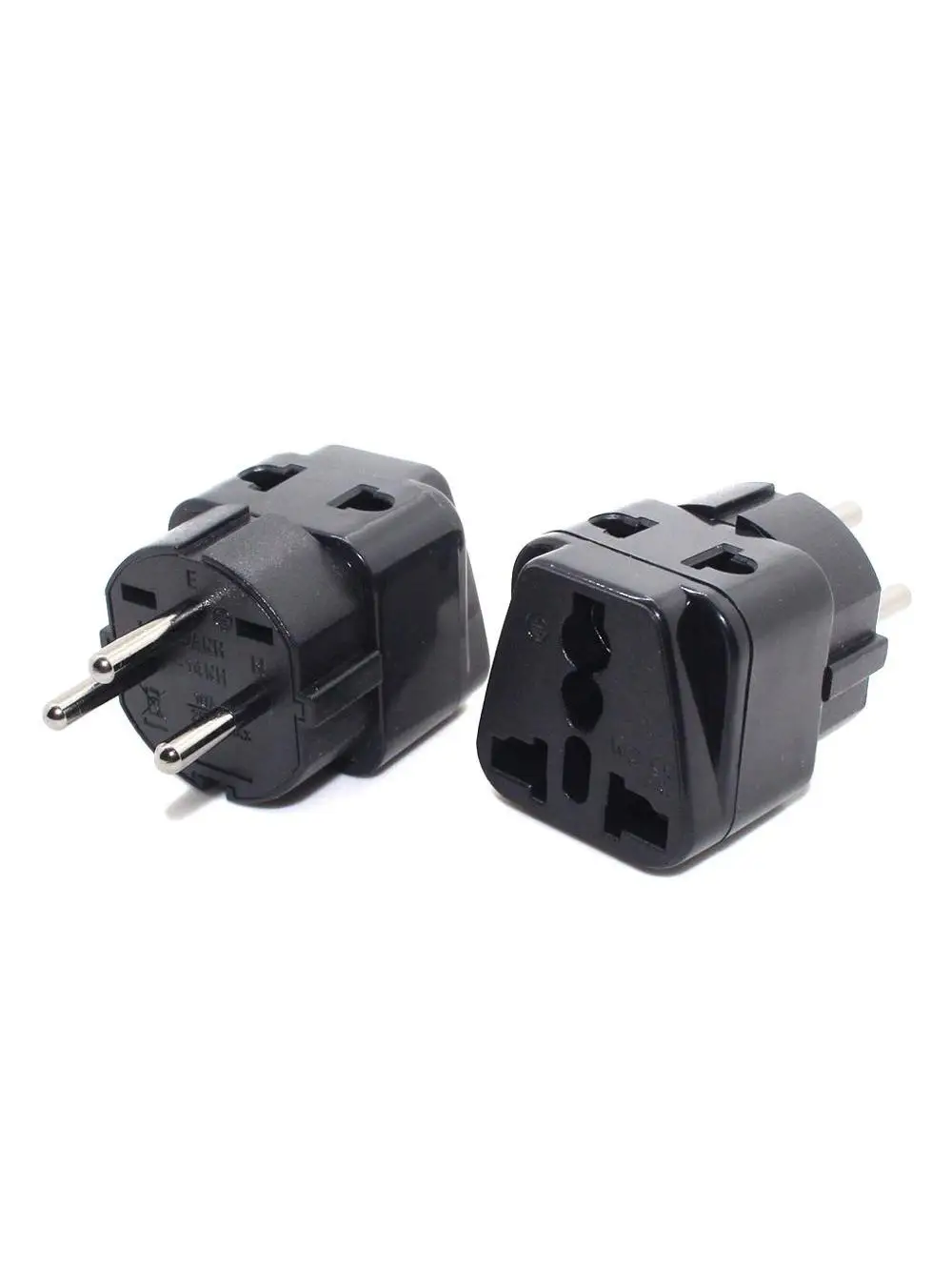 ISRAEL Travel Adapter 2 Way Outlet Power Plug Change AU/ US/EU/UK to Israeli 3 Pin Grounded Plug