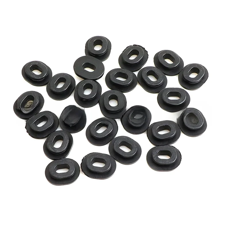 24Pcs Rubber Side Cover Grommets Motorcycle Fairings Set for Honda CB100 CL XL 100 CG125 CB125S