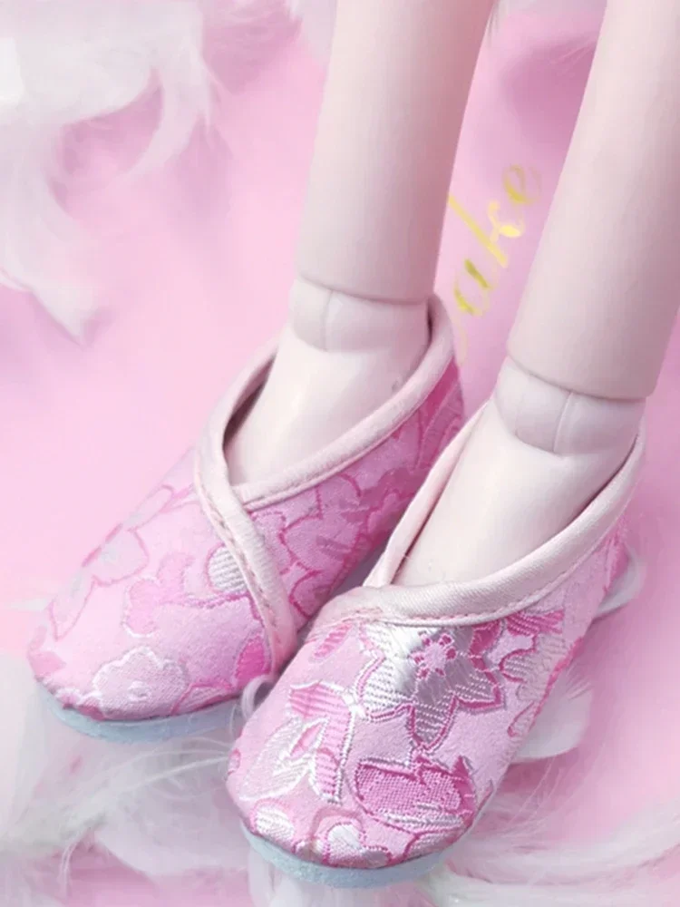 For 60cm 1/3 BJD SD Doll 7.8cm Embroidered Ancient Costume Style Shoes for New Toys Accessories