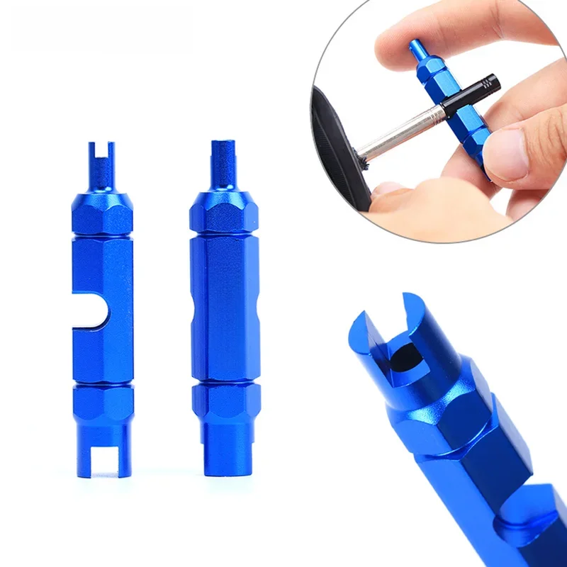 RISK Bike Tires Repair Tools Extension Rod Remove Wrench 8.5g Aluminum Bicycle Schrader Valve Core Tool Tube Multifunction