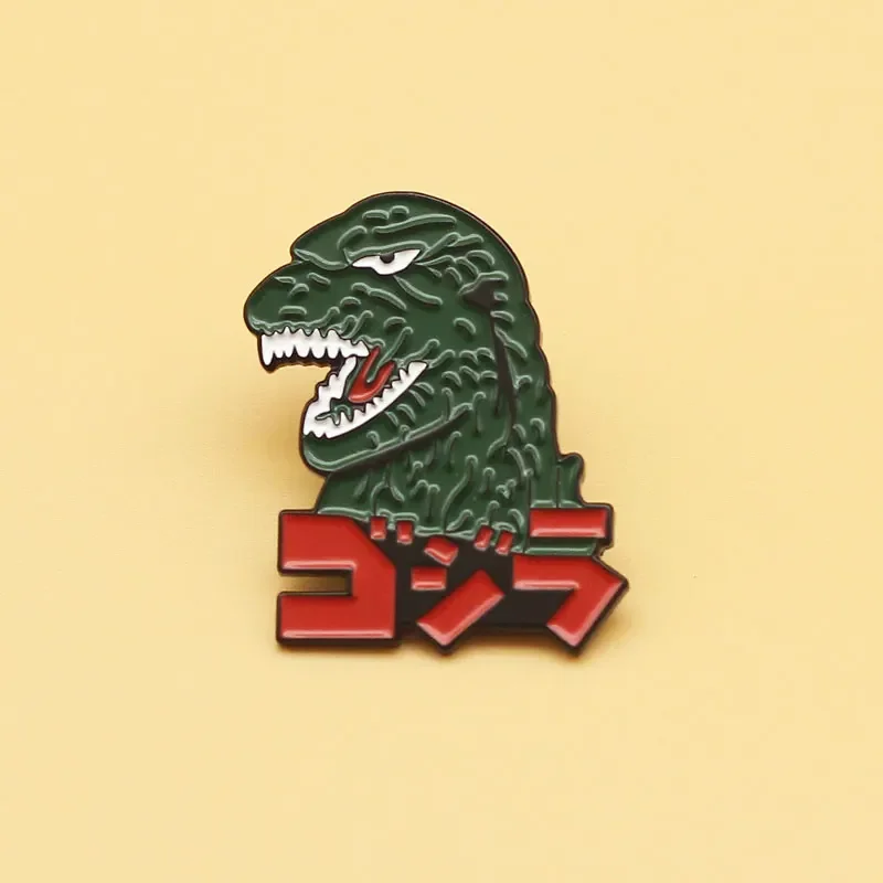 Dinosaur brooch and enamel pins Men and women fashion jewelry gifts anime movie novel lapel badges