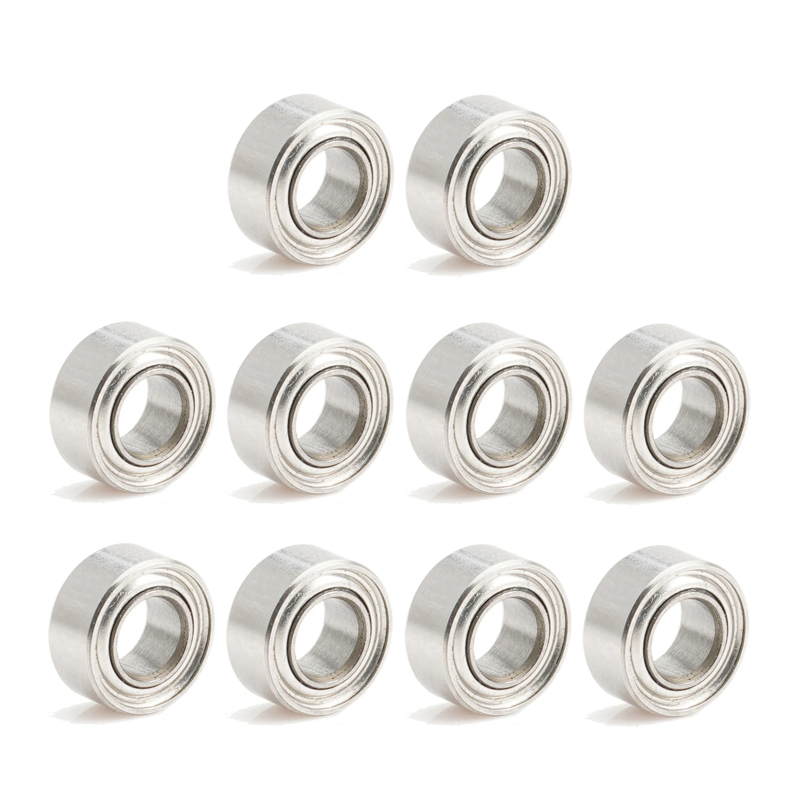 R144ZZ Bearing ( 10 PCS ) 1/8"x1/4"x7/64" inch Miniature 3.175*6.35*2.779 mm R144 ZZ Ball Bearings