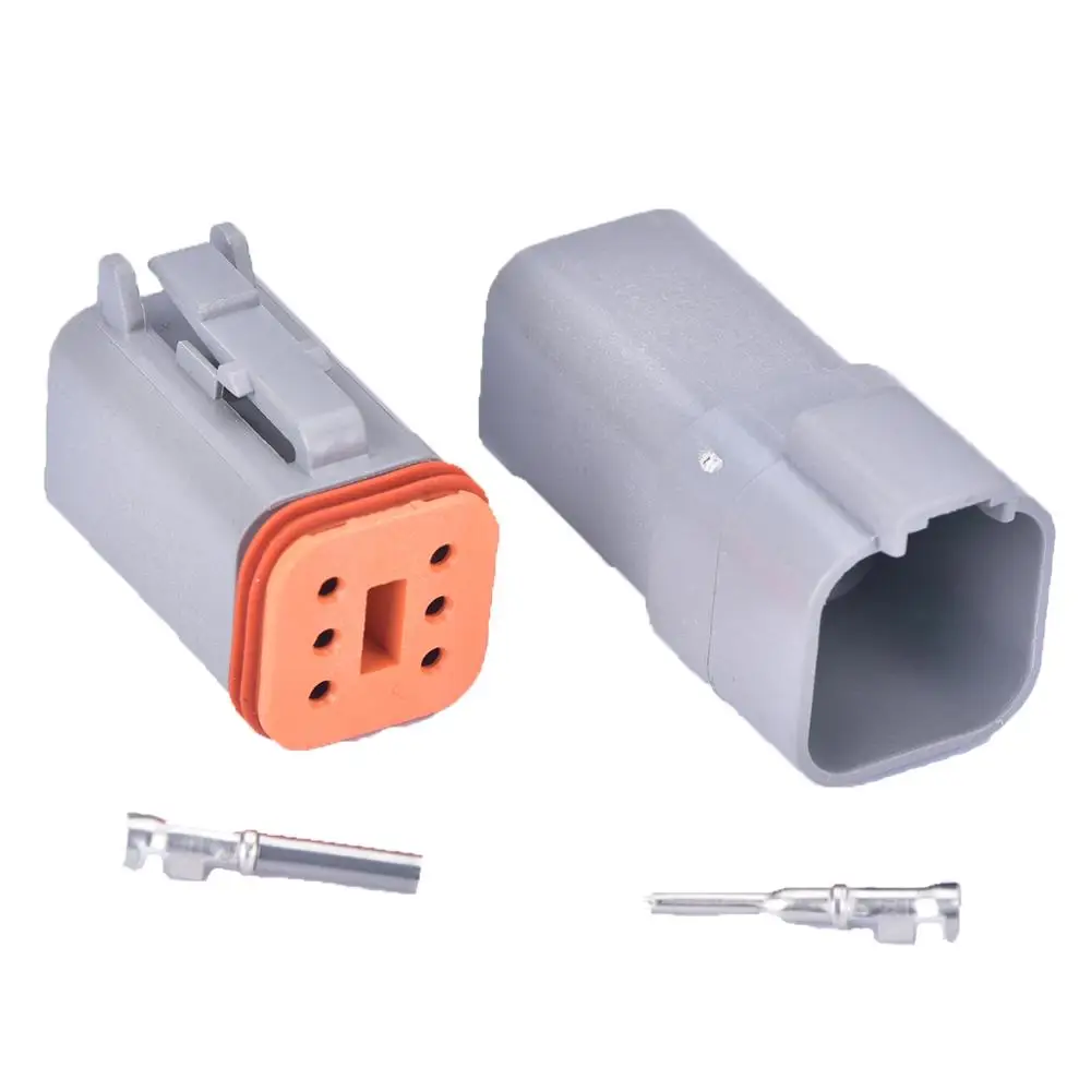 6 Pin Automotive Waterproof Connector Wire harness plug DT06-6S DT04-6P DT04-6P-L012 DT15-6P DT13-6P For Deutsch DT series