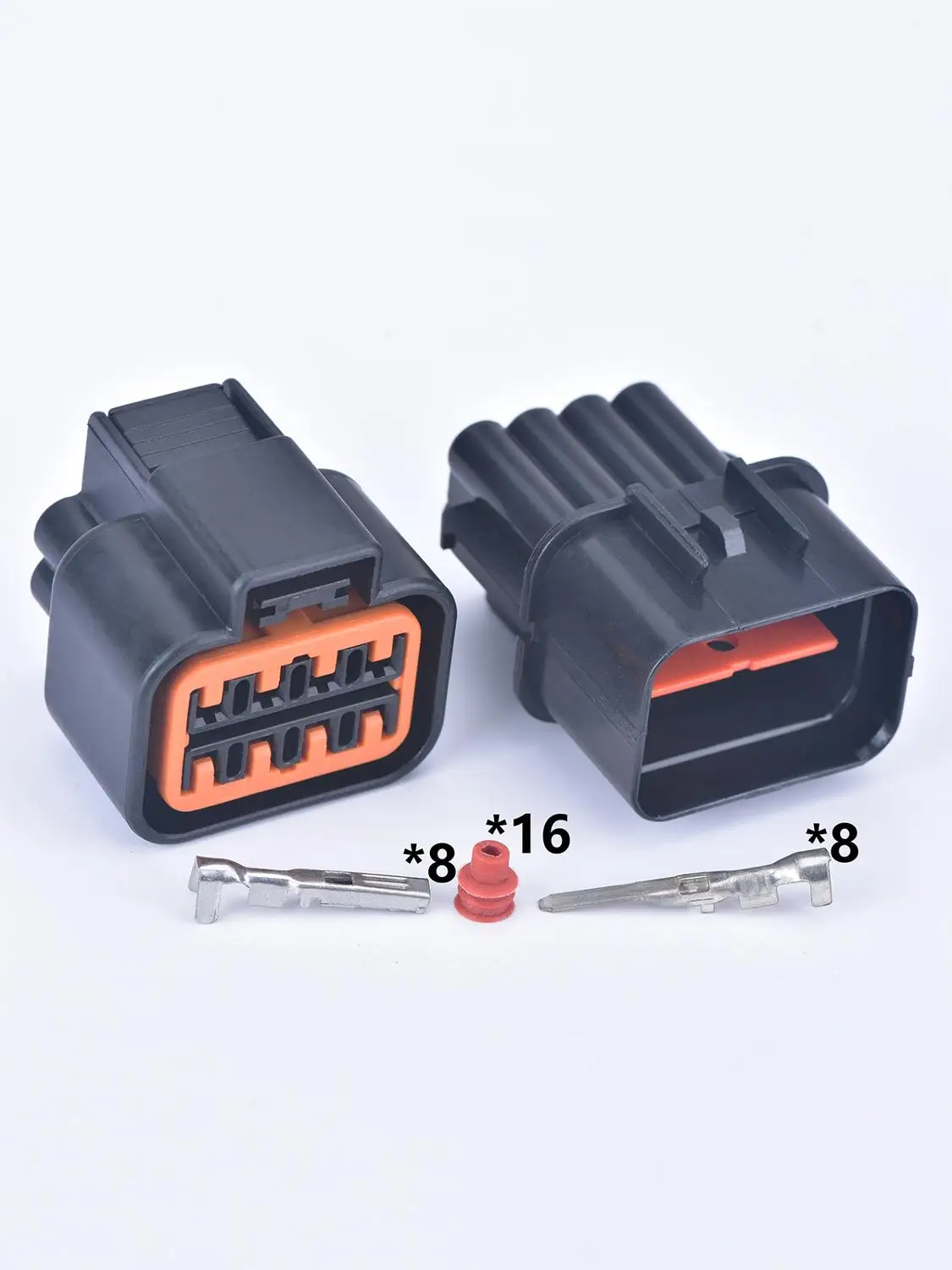 1 set 8 pin male or female Automotive Waterproof connector housing plug Headlight Socket PB625-08027