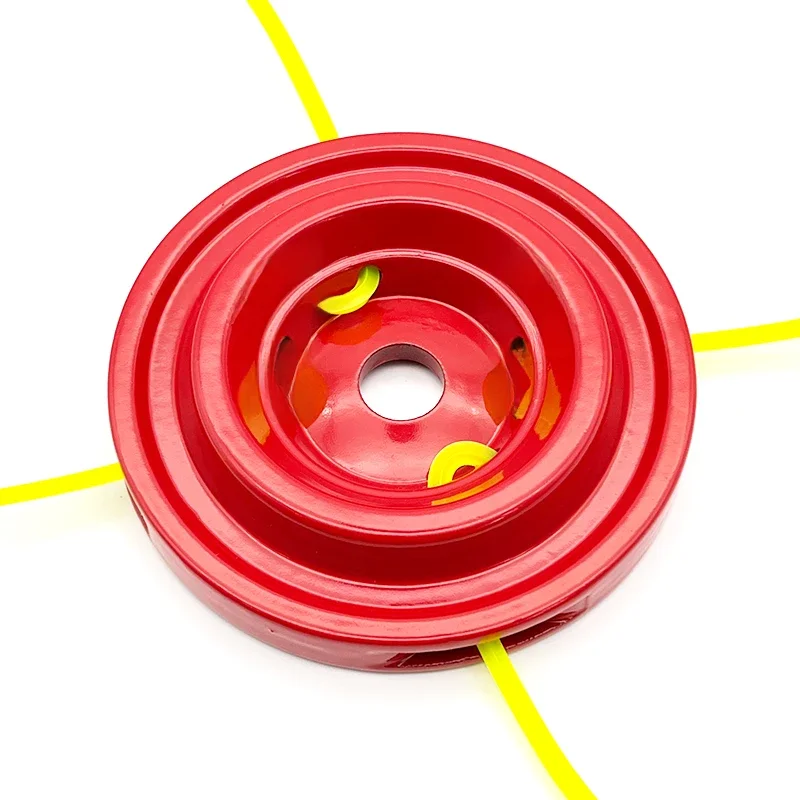 Heavy Universal Aluminum Trimmer Head with Four Lines for Brush Cutter Grass Trimmer