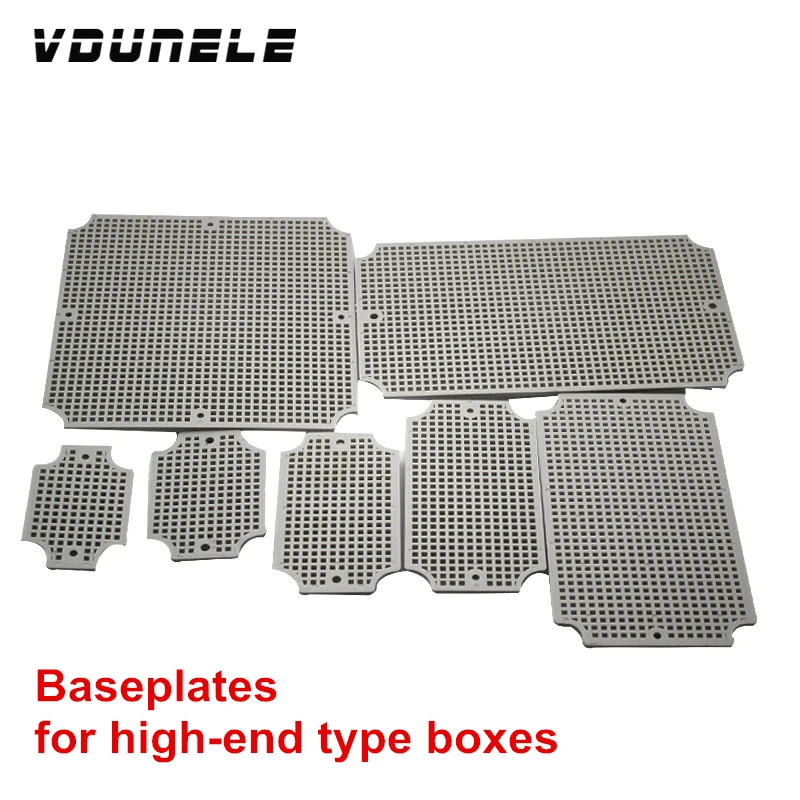 Baseplates for high-end type waterproof junction boxes special accessories mesh baseplate porous