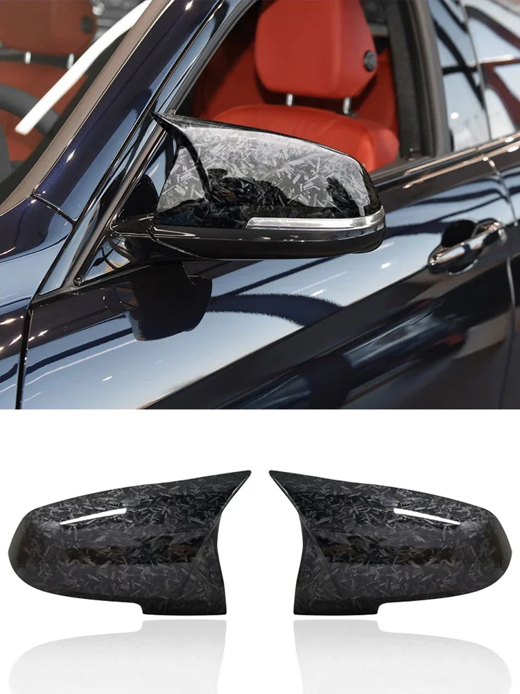For BMW 1 2 3 4 X M Series Rear View Side Mirror Cover F20 F21 F22 F23 F30 F32 F36 X1 E84 F87 M2 Carbon Style Car Accessories