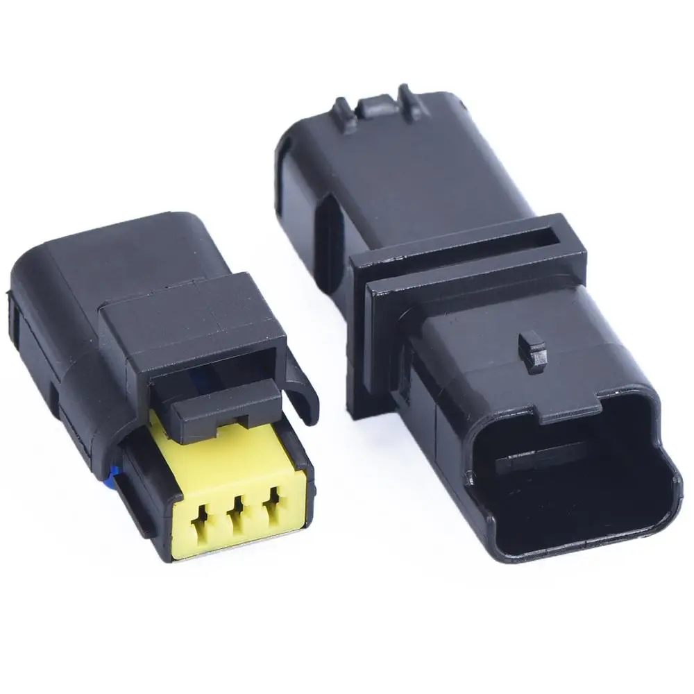 3 Pin male or female waterproof automotive connector 211PL032S0049 211PC032S0049 For PSA Peugeot Citroen Headlight FCI