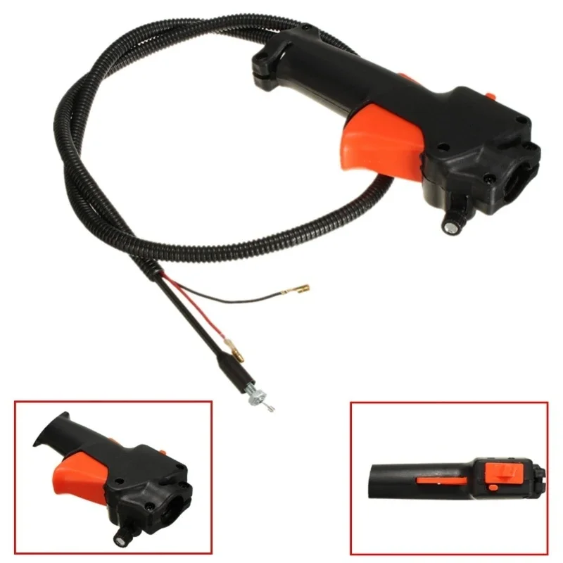 Garden Power Tool Accessories 26mm Handle Switch Throttle Trigger Cable for Backpack Brush Cutter