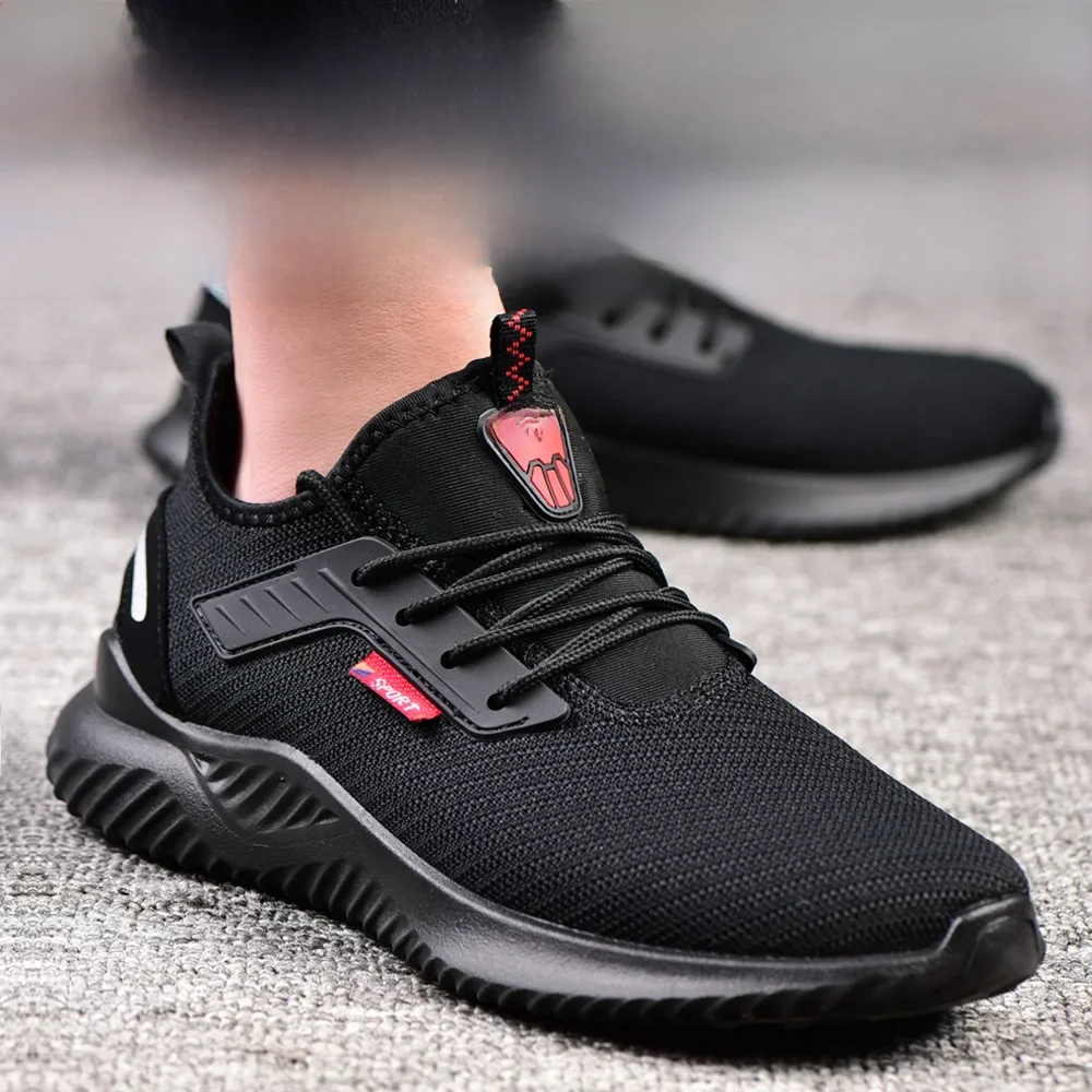Work Safety Shoes Anti-Smashing Steel Toe Puncture Proof Construction Lightweight Breathable