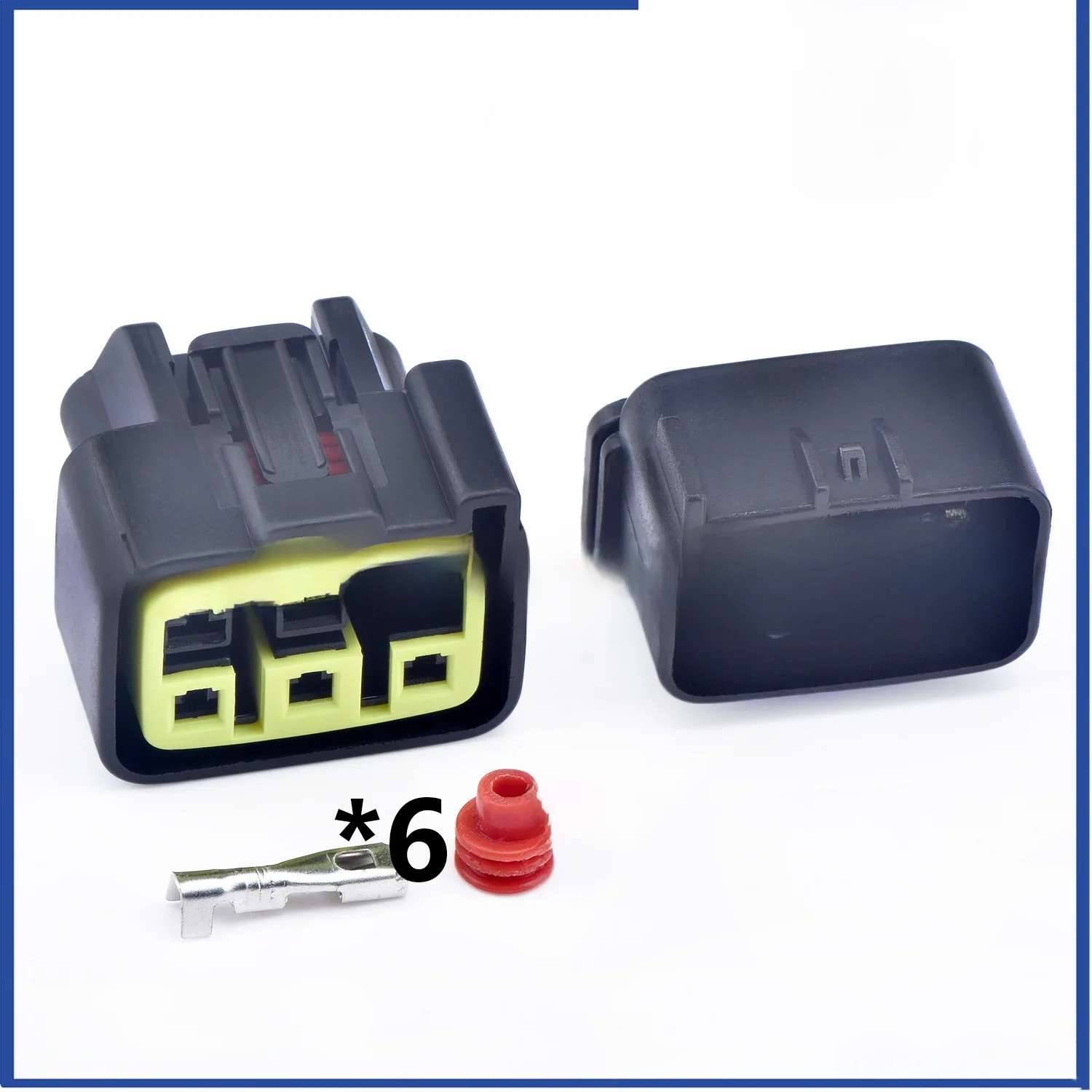 6 Pin car waterproof auto connector 2.8mm female or male PCB electric socket FSW--C-6F-B automotive