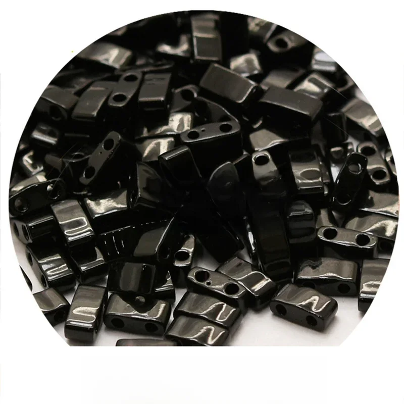Imported From Japan Miyuki  Half Tila HTL 19 Color Solid Series Diplopore Manual String Beads
