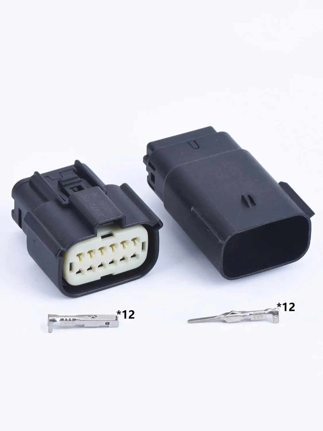 12 Pin car Automotive Headlight Plug Female or Male Connector plug 33472-1201 33482-1201 For Ford