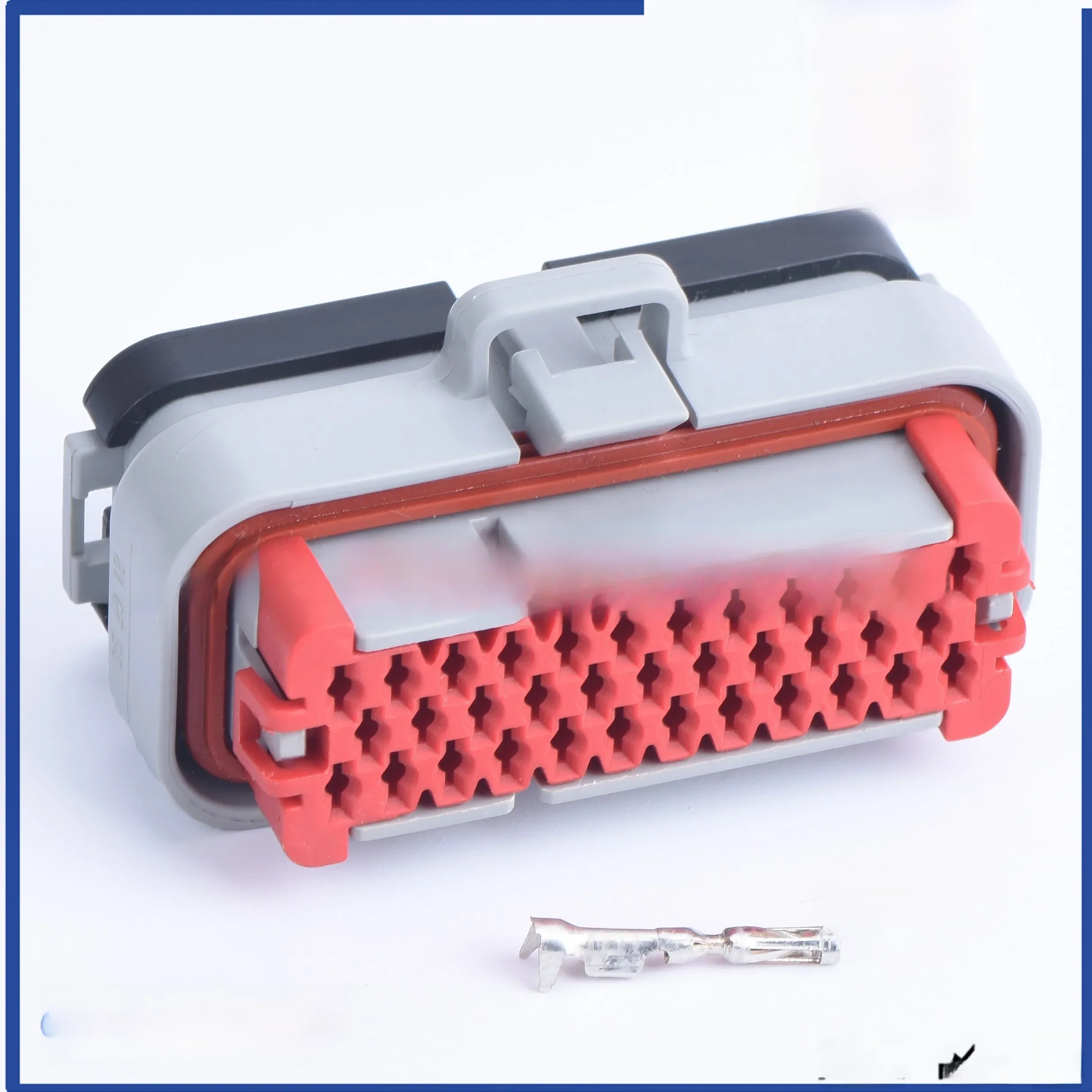 2 Pin Automotive connector Audio Bass Alto Car Door Klaxon harness plug 4E0971942 1418796-3 4E0 971 942 For VW Audi Porsche