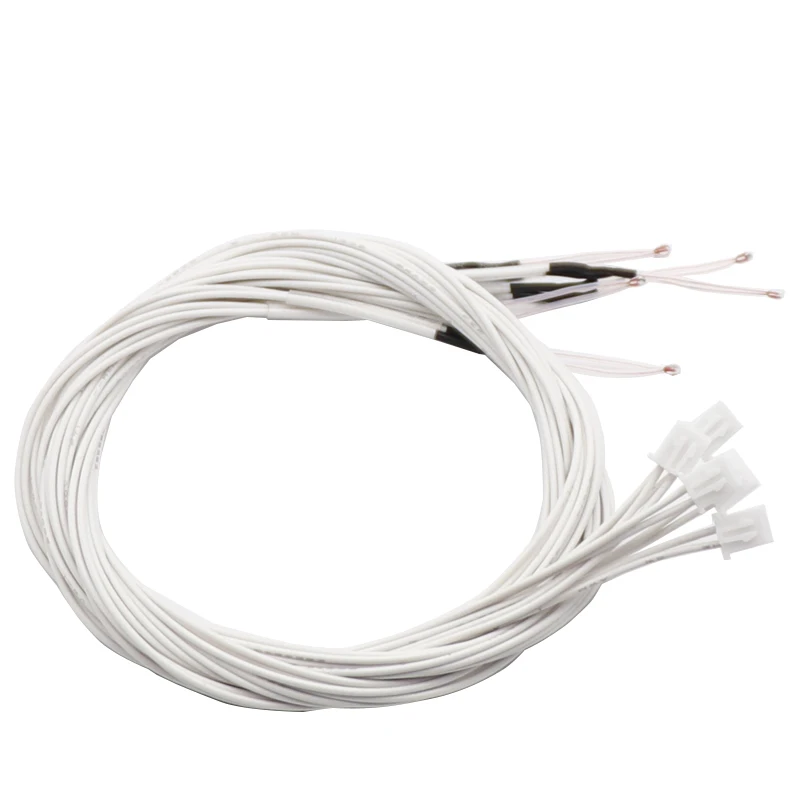 5pcs 3D Printer 100K ohm NTC 3950 Thermistors Sensors 1M line 2.54 3D Printers Parts For Reprap Mend