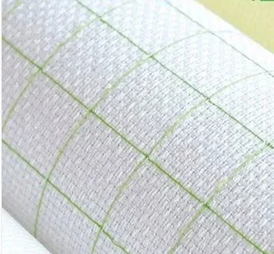 11CT 14CT Aida Cloth 25x25cm White With Grid Cotton Embroidery Cross Stitch Fabric DIY Needlework