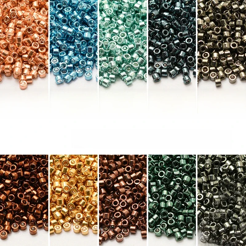 Miyuki  Imported From Japan Lucky DB11/0 Metallic Series1.6mm Delica Beads 5G Pack  Glass Beads