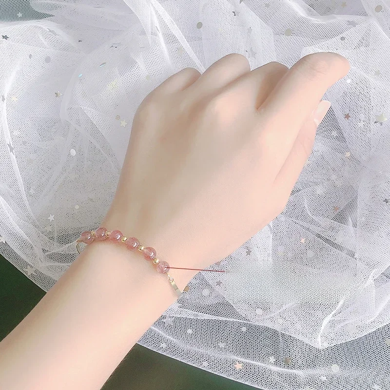 S925 Sterling Silver smooth Bracelet metal bar Bracelet semi finished geometric chain temperament