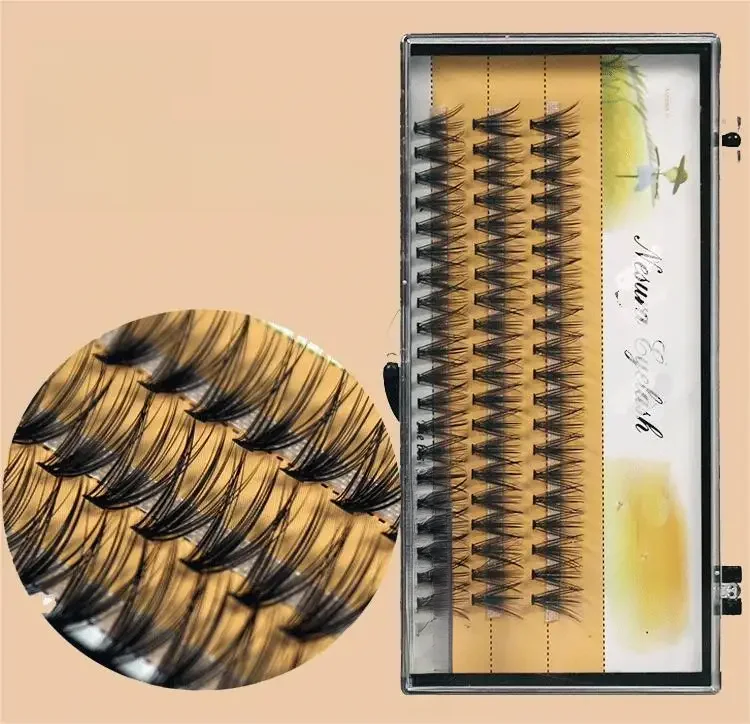 20D Individual Eyelash Beauty Girls False Eyelashes Nesura Individual Eyelash Extension Mink Black Soft False Eye Lashes