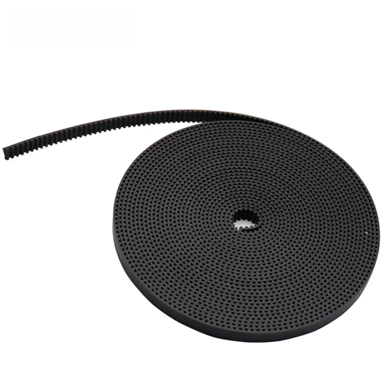 1m/2m/5m/10m/lot GT2-6mm open timing belt width 6mm  GT2 belt Rubber Aramid Fiber cut to length for