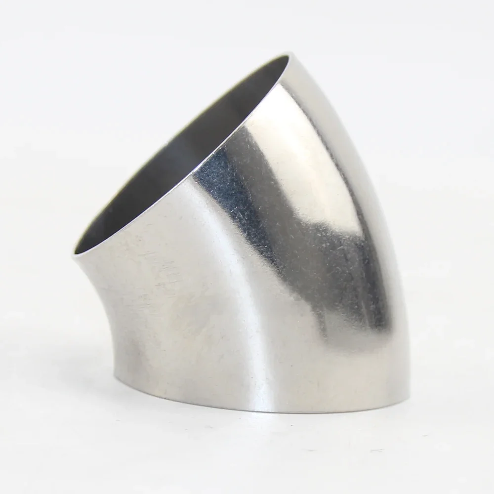 car accessories Automobile exhaust pipe muffler turns into stainless steel elbow 45 degree Angle