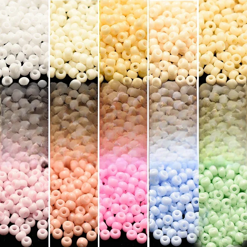 Japan Miyuki Glass Beads Imported 2mm10g 11/0 Round Beads  Solid Color Series DIY Series for Jewelry