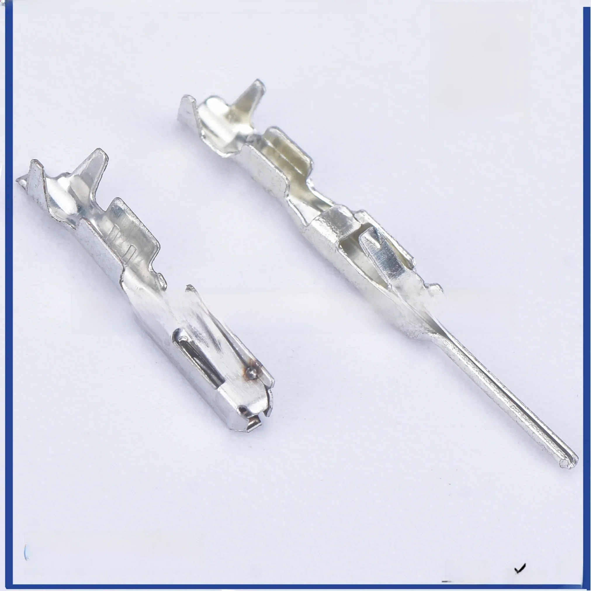 50 pcs piece 0.6 mm male female crimp terminal automotive wire connector metal pins of 963715-1 963716-1 for ECU harness plug