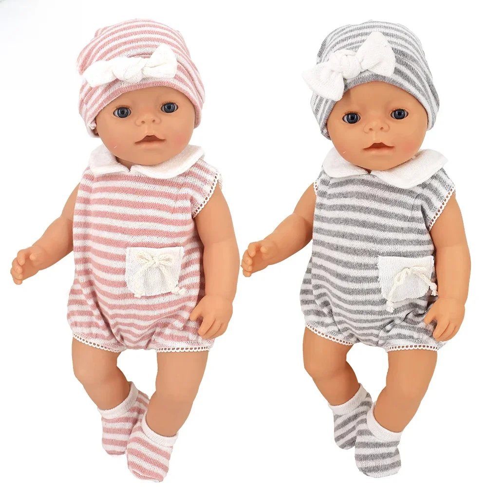 40cm reborn Baby Doll clothes set for 38 cm Nenuco Ropa y su Hermanita doll clothes accessories