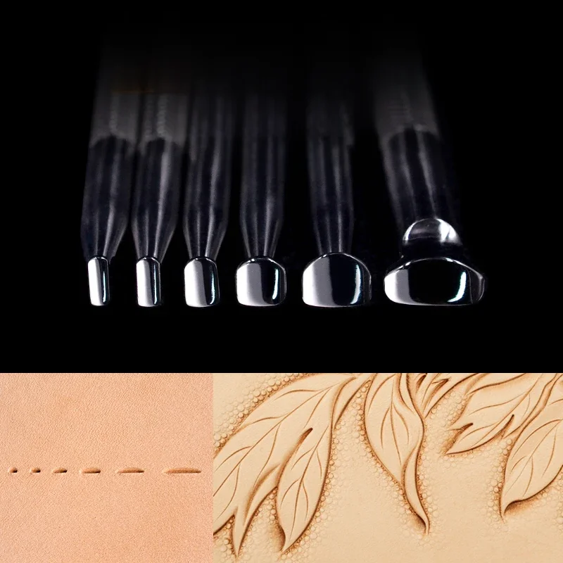SOZO QB2 Leather Work Stamping Tool Eevelers Smooth Sheridan Saddle Make Printing Carving 304 Stainless Steel Stamps