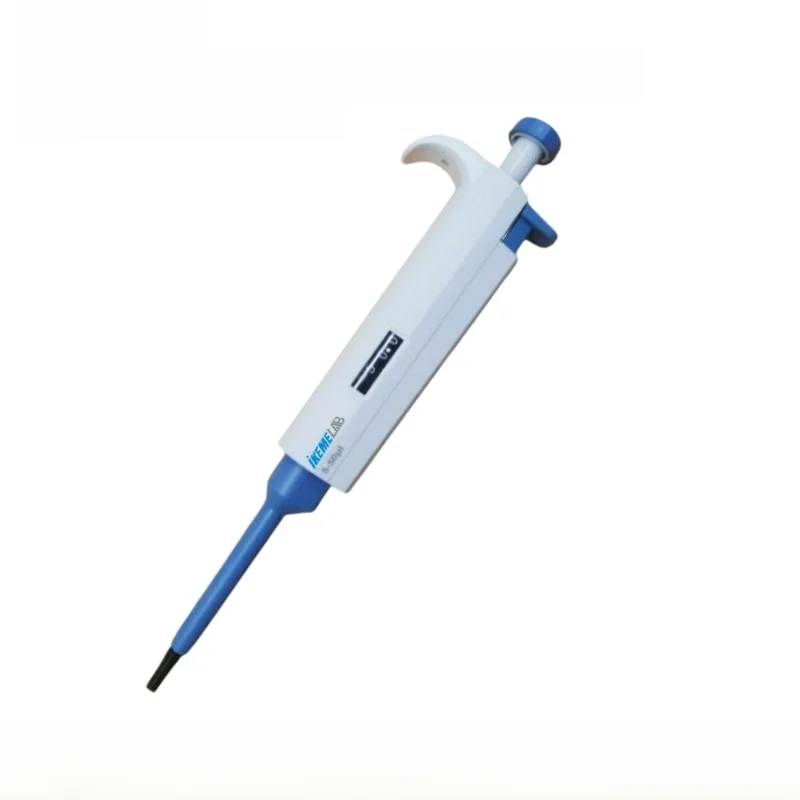 IKEME Laboratory Micropipette Plastic Single Channel Adjustable Pipette 100-1000ul Chemistry Lab Equipment Lab Equipment