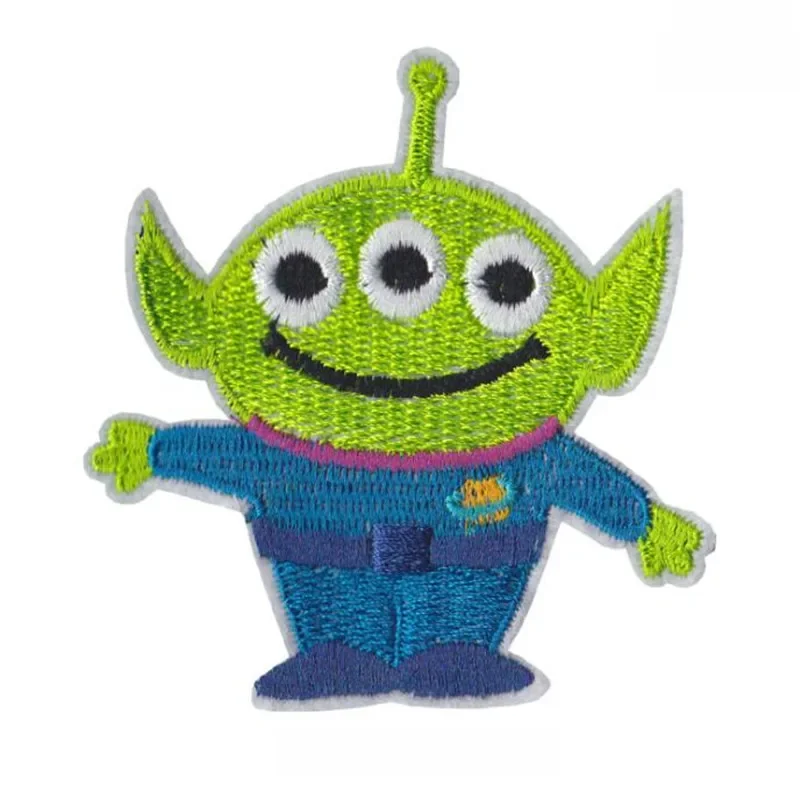 Unknown Space  Alien Rocket Stranger Things UFO Iron Patch for Clothing Punk Embroidered  DIY Parches Appliqu