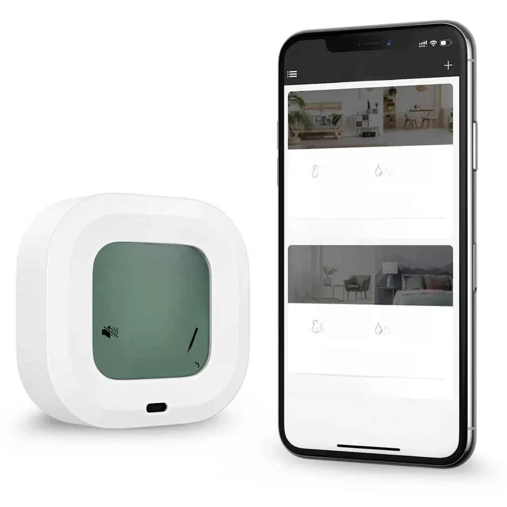 ORIA Wireless Thermometer Hygrometer Mini Bluetooth 5.0 Humidity Temperature Sensor Alert Build-in