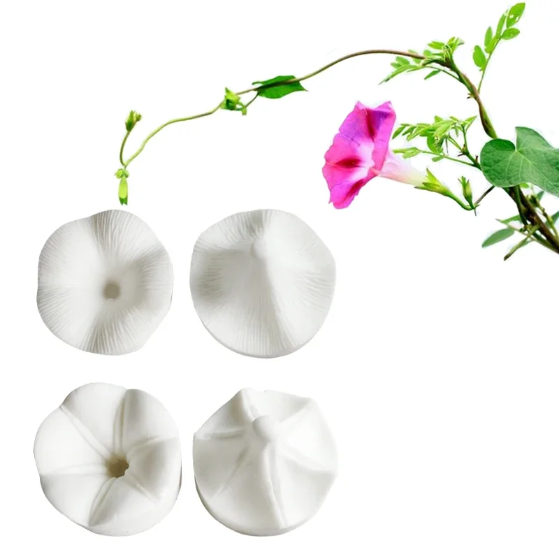 NEW Morning Glory Silicone Mold Fondant Mould Cake Decorating Tools Clay Gumpaste,Sugarcraft