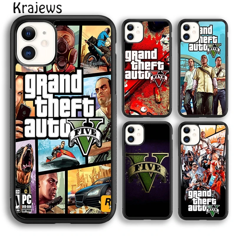 Grand Theft Auto GTA V Phone Case Cover For iPhone 16 15 14 plus XS XR 11 12 mini 13 pro max coque