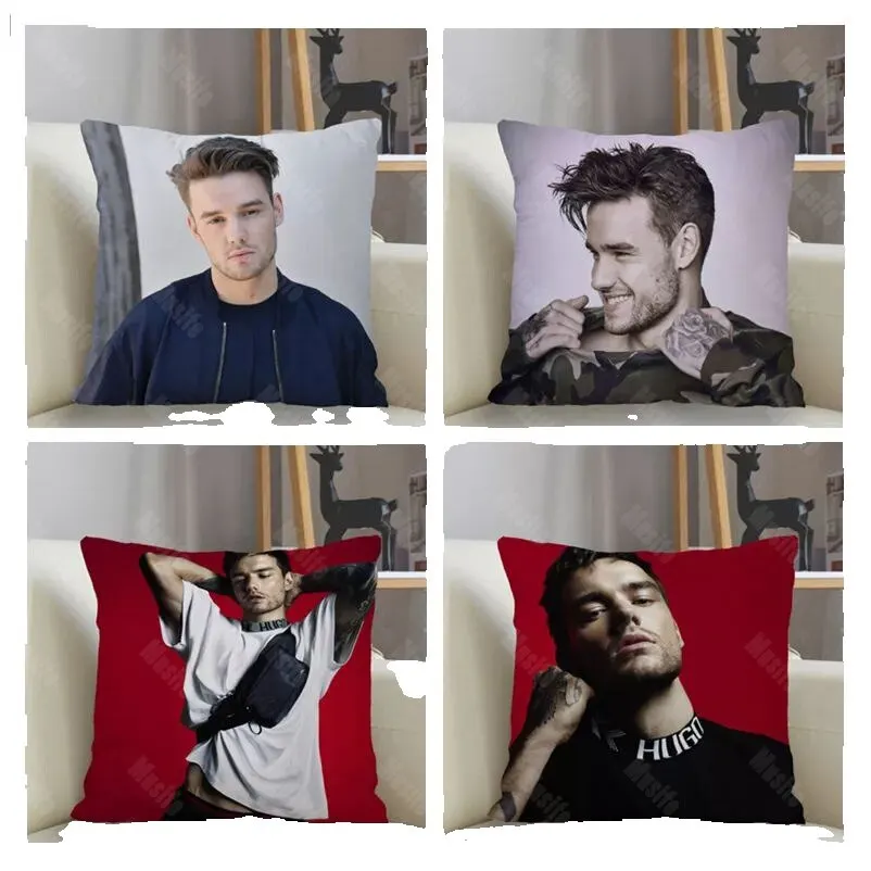 Musife Liam Payne Pillowcase Custom Square Pillow Cover Case Zipper Pillowcase 35*35,40*40,45*45cm
