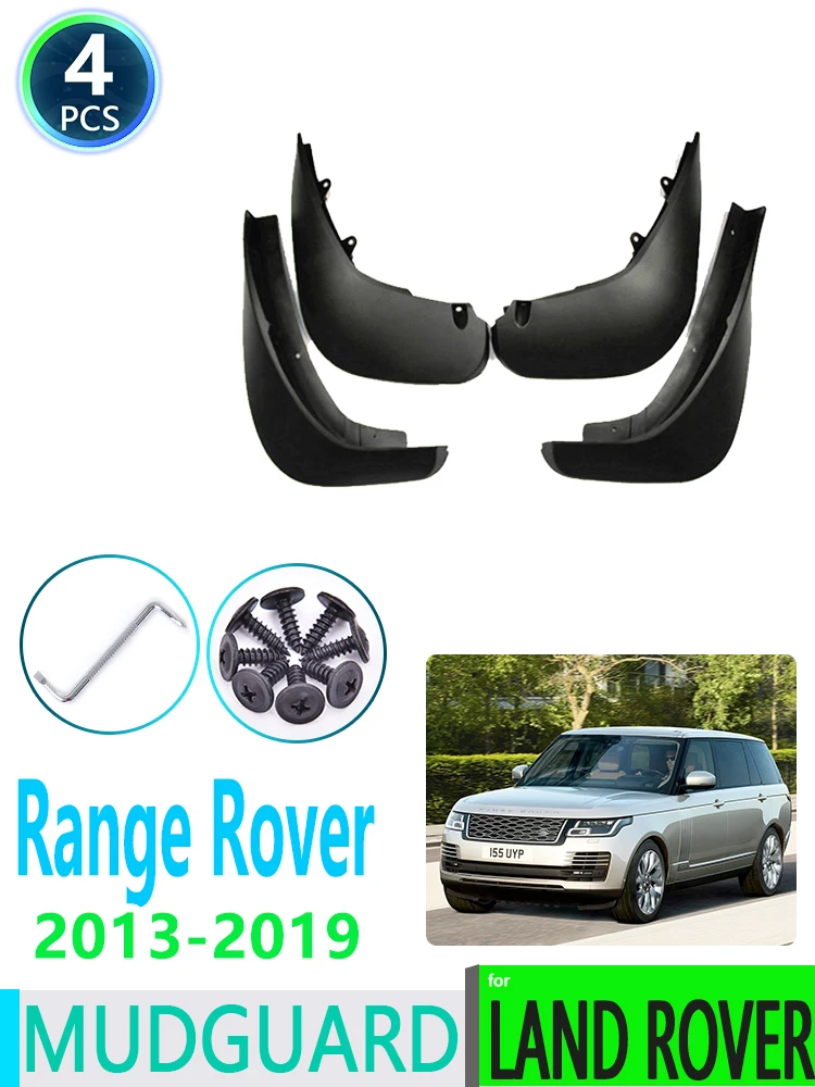 for  Land Rover Range Rover 2013~2019 L405 2014 2015 2016 2017 Mudguard Mud Flaps Guard Splash Flap Mudguards Car Accessories