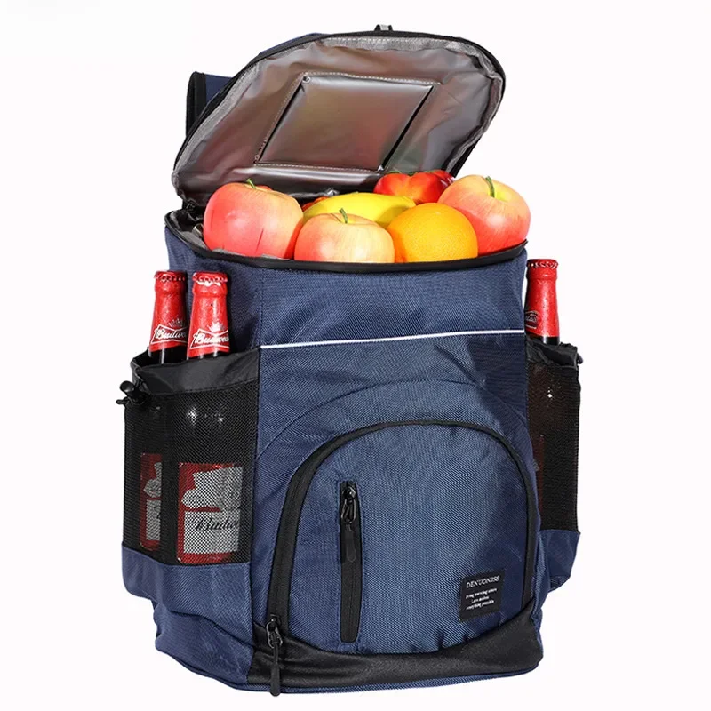 DENUONISS 33L Cooler bag Soft Large 36 Cans Thermal Backpack Insulated Bag Travel Beach Beer