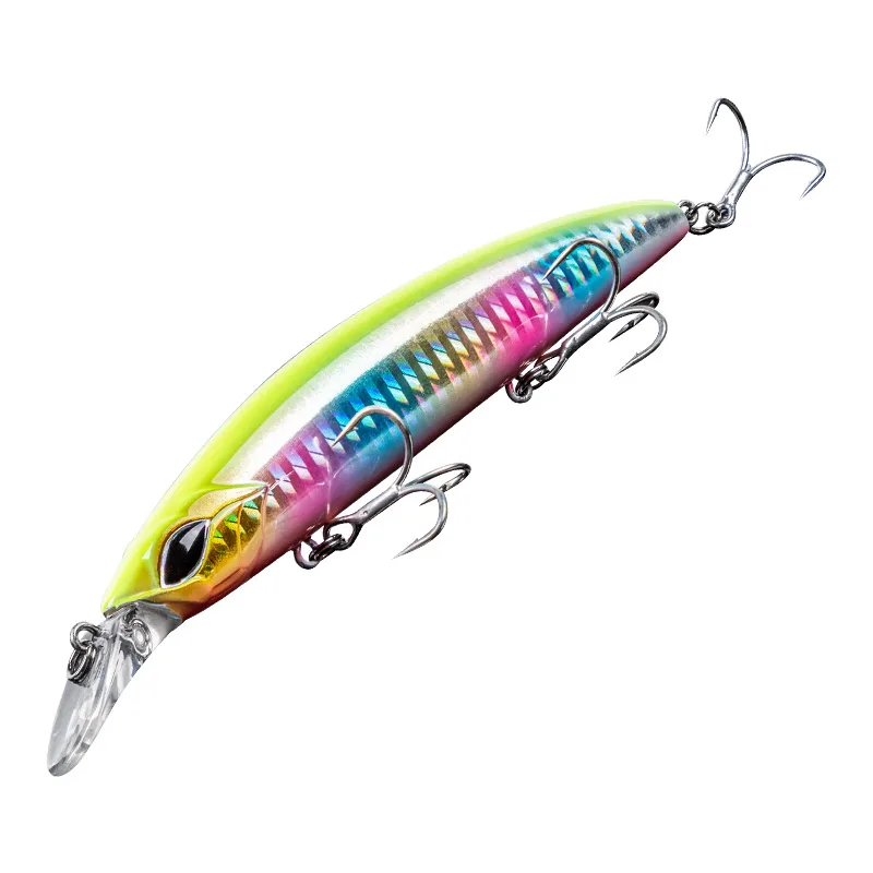 Noeby Jerkbait Minnow Fishing Lure 110mm 19g Floating Wobbler Long Casting Artificial Hard Baits for