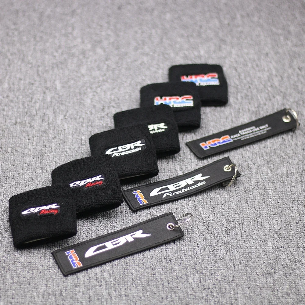 CBR Racing Fireblade Reservoir Socks Motorcycle Brake Fluid Reservoir Tank Cover For Honda CBR1000RR