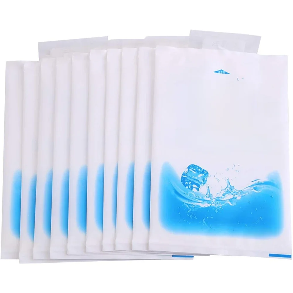 10pcs Gel Ice Packs Reusable Cold Compress Packs for Injuries, Pain Relief,Safe Eco-Friendly Hot and