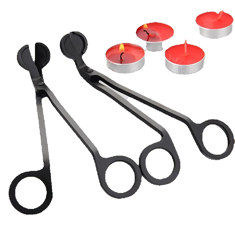 Stainless Steel Candle Trimmer Oil Lamp Trim Scissor Cutter Clipper Tool candle scissors Wicks