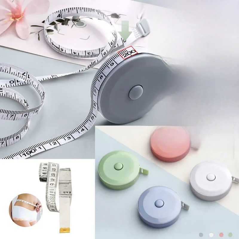 2m/79inch Soft Tape Measure Double Scale Body Sewing Flexible Ruler for Weight Loss Medical Body
