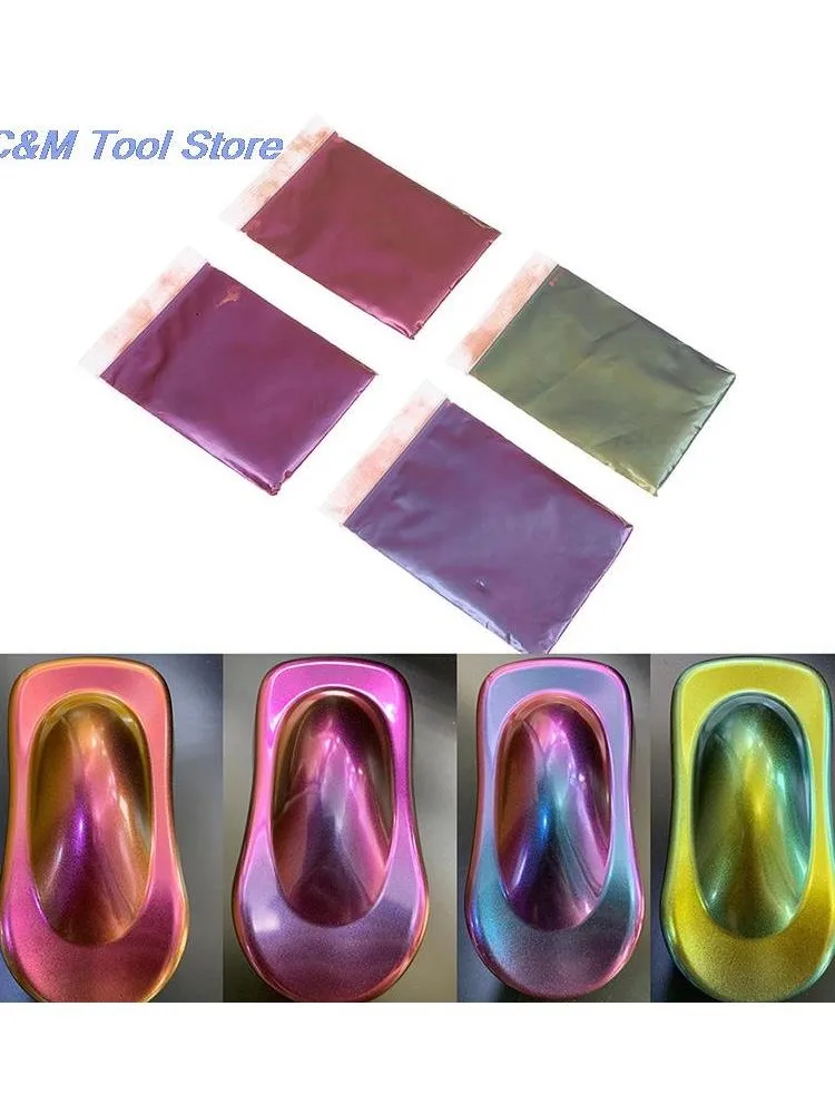 10g Chameleon Pigments Acrylic Paint Powder Coating Dye for Car Automotive Painting Decoration Arts