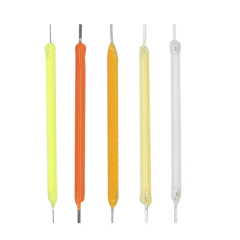 20Pcs Dc 3v 12v 57v 38MM Cob Led Filament 2200k White Blue Red Pink Edison Bulb Parts Lamp