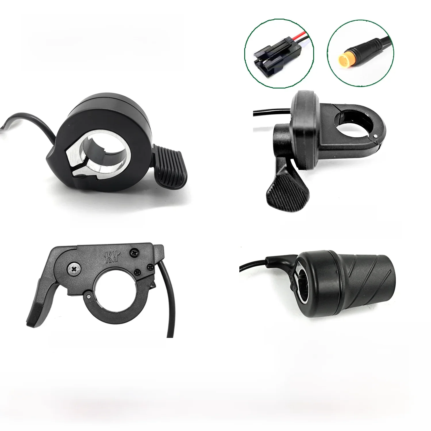 Electric Motorcycle E-bike Thumb Finger Gas Trigger Throttle 130X 108X Right Left Thumb Throttle For Electric Bike Scooter
