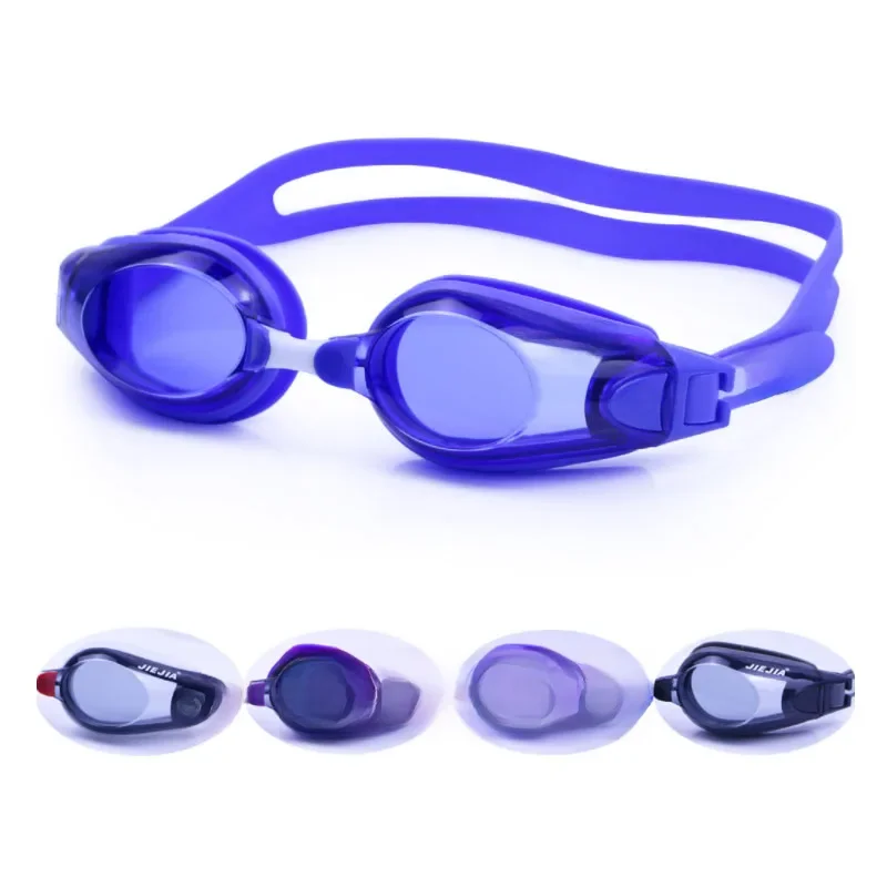JIEJIA Swimming Glasses Men Women Swim Eyewear UV Protect Waterproof Anti Fog Adult Kids Swimming