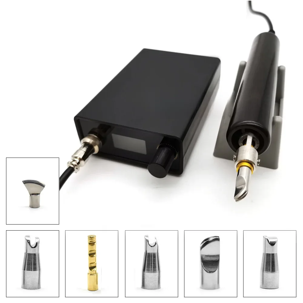 Leather Edging and Creasing Machine Electric Creaser Linear Tool Iron Tips Optional for Hot Process