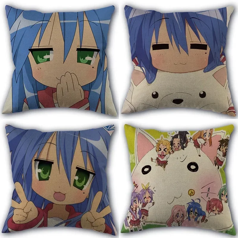 New Arrival Lucky Star Pillowcase Cotton Linen Fabric Square Zipper Pillowcase 45X45cm Wedding