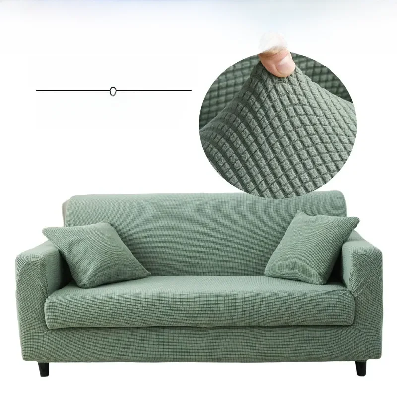 thick sofa protector Jacquard solid printed sofa covers for living room couch cover corner sofa